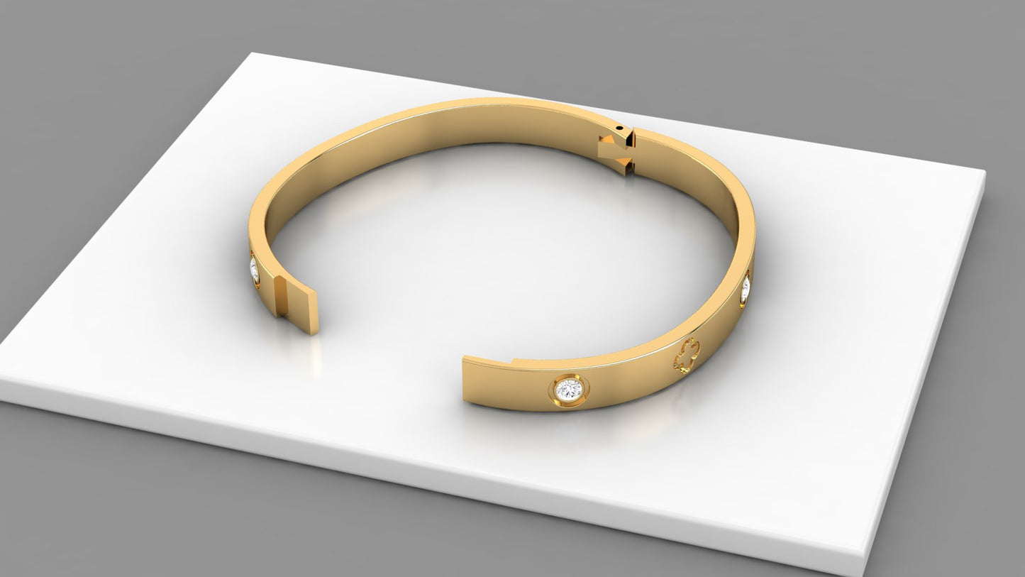 Signature Bangle Gold