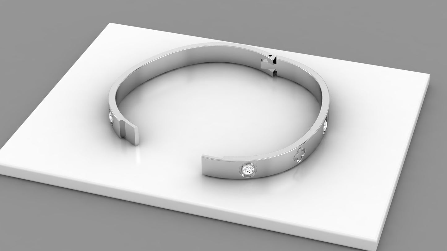 Signature Bangle Silver