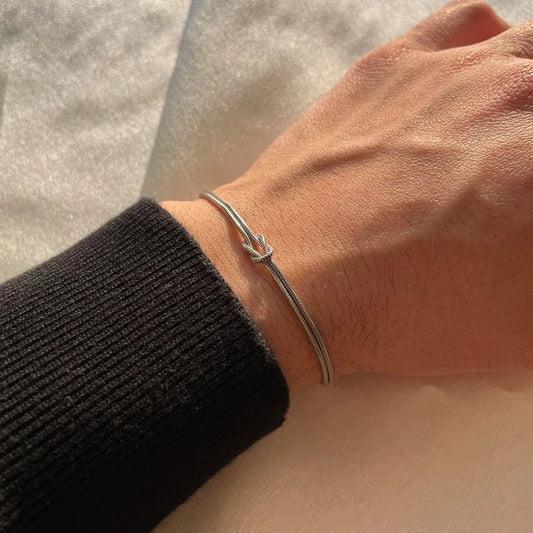 The Forever Knot Bracelet Silver
