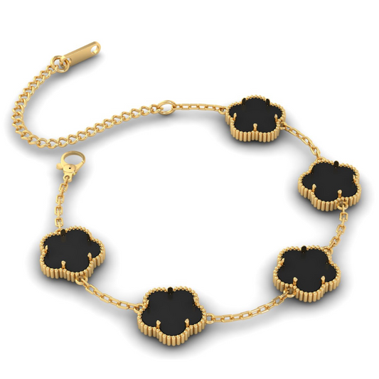 Clover Bracelet Gold/Back